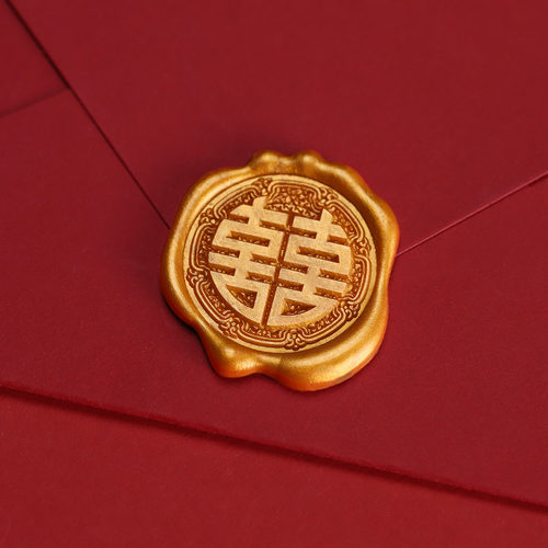 精细火漆蜡贴唯美成品