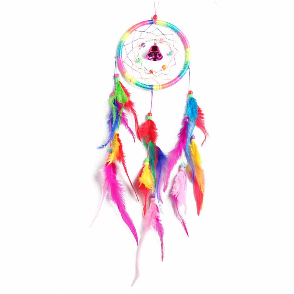 creative colorful bell dreamcatcher birthday gifts home