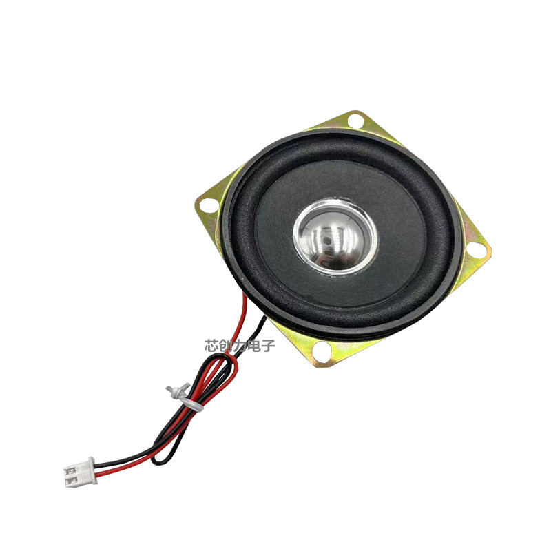小喇叭扬声器4欧8欧10W 77mm全频高音喇叭ph2.0 xh2.W54插头端子
