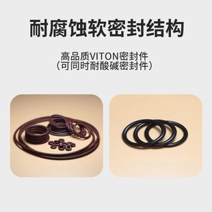 PPH电磁阀螺纹耐强酸碱药液污水液碱丝口220LV24V防腐蚀塑料化工