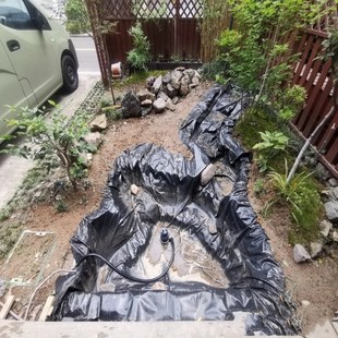 生态鱼池防水膜j塘防渗膜布庭院防水布水塘鱼塘用鱼池塘防渗膜加