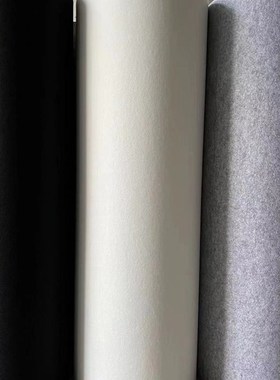 黑白灰色背胶毛毡布汽车隔音自粘绒布防滑M耐磨工业彩色背胶毛毡