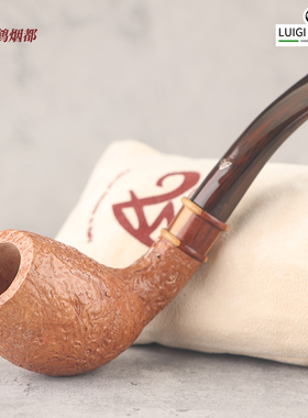 云鹤意大利Viprati维布拉蒂手工石楠木烟斗喷砂EXTRA44-41