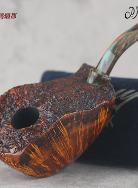 云鹤丹麦Peder Jeppesen吉普森手工石楠木烟斗IDA6-5Mohawk