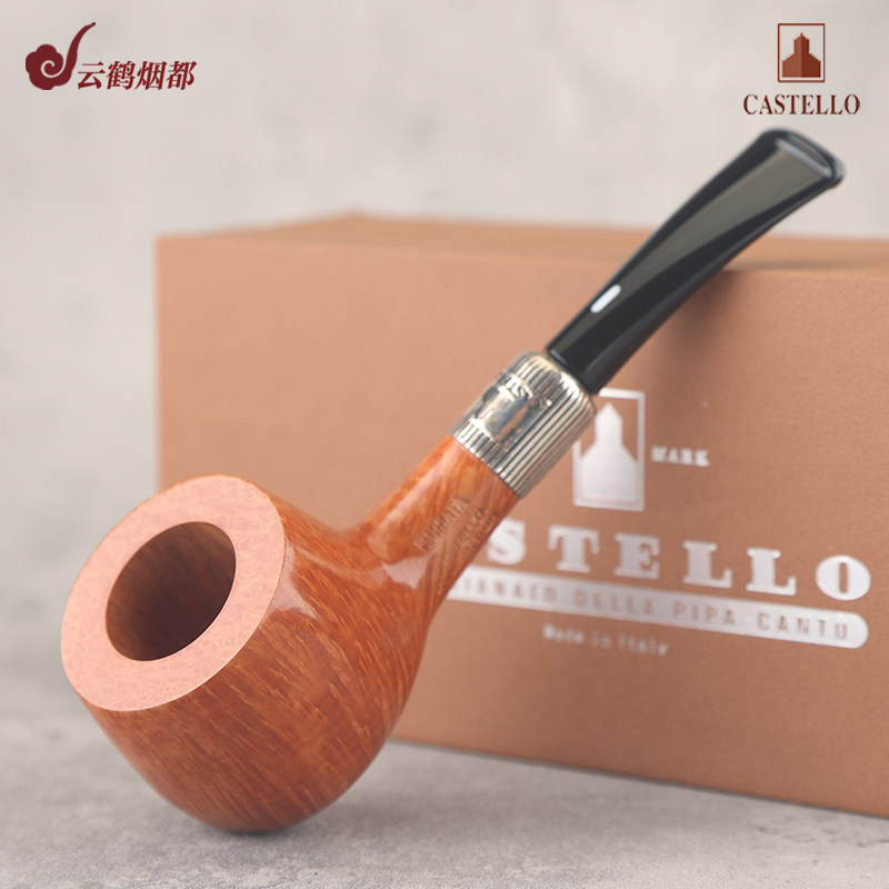 意大利Castello卡斯特罗石楠木烟斗2025中国斗Fiammata38/100