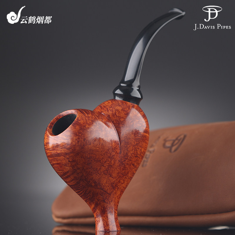 美国Jody Davis乔迪·戴维斯手工石楠木烟斗红雀级光面心形71/25