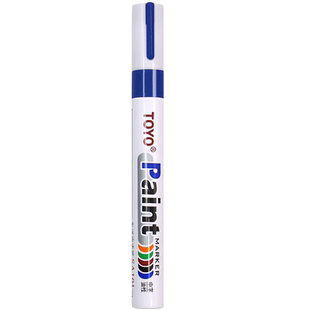 TOYO东洋SA101油漆笔白色记号笔碑文补漆笔防水防油不掉色黑色涂鸦笔墓碑描字油性马克笔工业专用轮胎补色笔