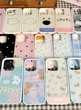 茶杯蛋糕适用于苹果15pro手机壳14二合一IPHONE12pro气质13promax犀牛盾个性高级平替平果可爱保护防摔保护套