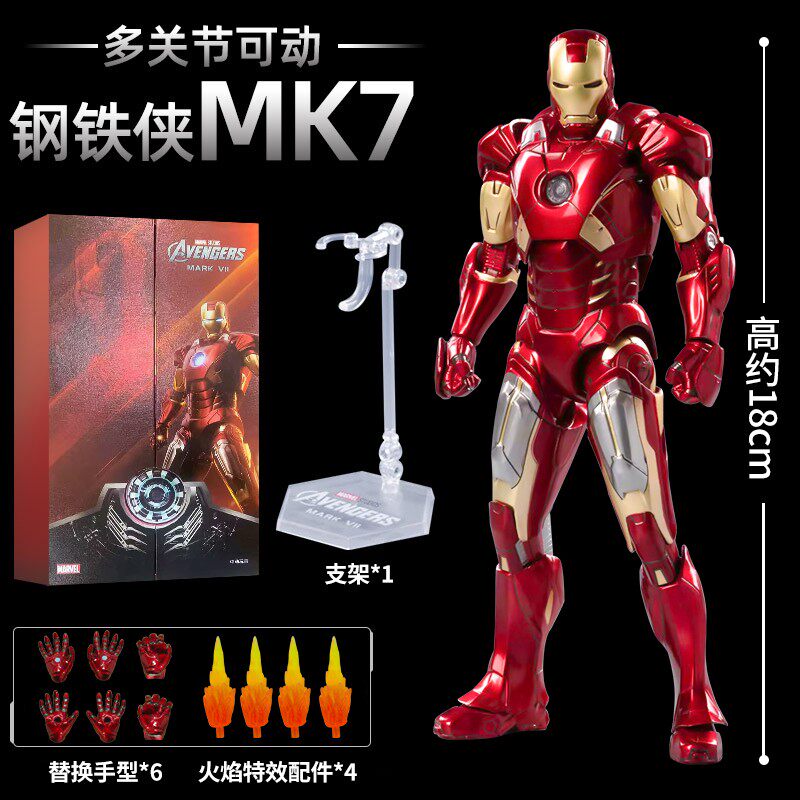 中动漫威钢铁侠mk7马克7