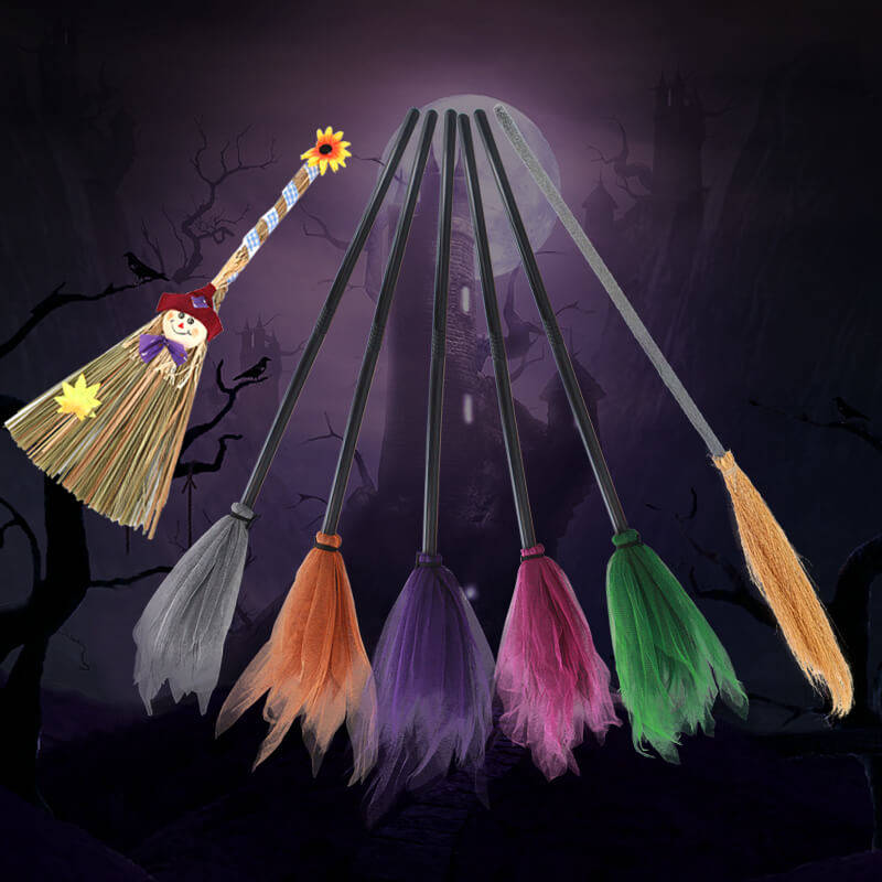 cosplay飞天扫帚哈利波特万圣节装扮魔法师巫婆/女巫扫把表演道具