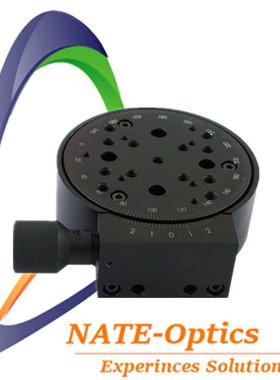 NT02RM100精密手动旋转台 光学微调位移台 蜗轮蜗杆工作台 平台