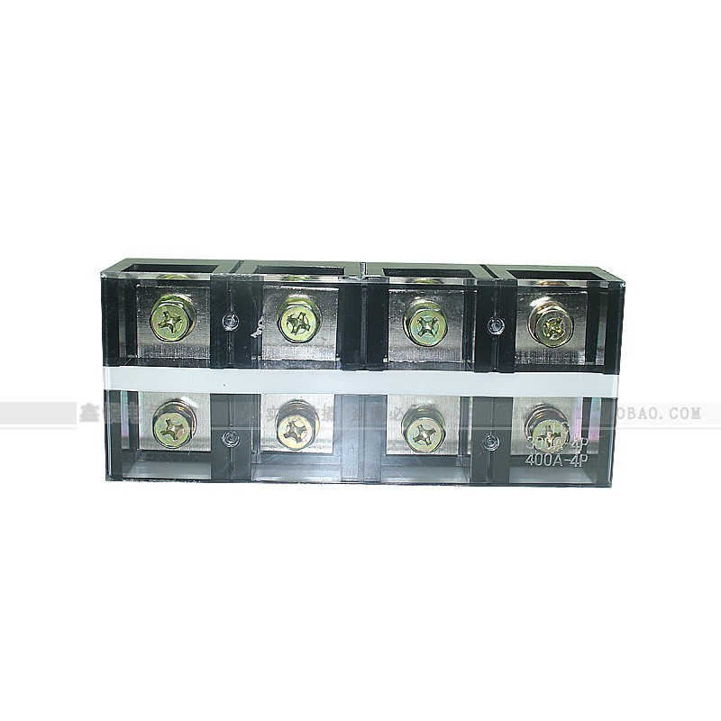 TC-4004固定式大电流接线端子 接线排 400AU 4P 铜件【】