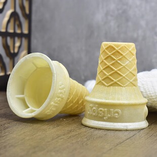 冰淇淋蛋筒平底威化筒圆脆筒脆皮甜筒壳冰激凌威化雪糕筒商用家用