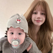 新生婴儿护囟门胎帽小月龄女宝宝春秋款 帽子婴幼儿超萌可爱套头帽