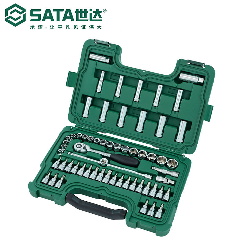 Sata/世达五金工具60件10MM系列套筒组套09004套装