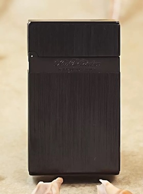 KW卡尔威登朗声打火机黑色拉丝款送长辈高档礼盒装钢音煤油打火机