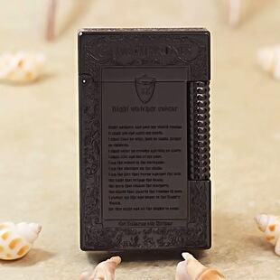 KW卡尔威登朗声打火机钢音黑冰冰与火之歌高档礼盒装送男朋友礼物