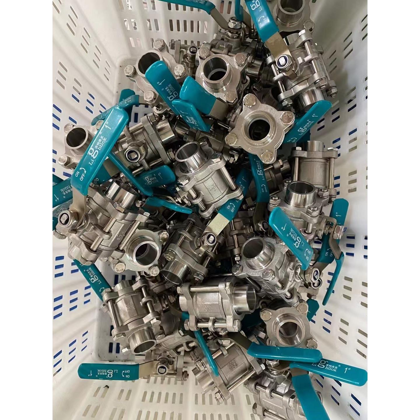 厂价不锈钢一片式二片式球阀直销304 316片式球阀Q11F-16P 硬密封