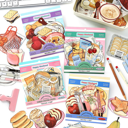 明日商店古早美食素材便签纸