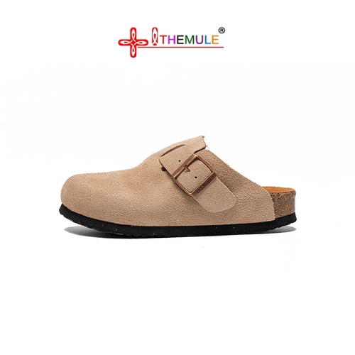 THEMULE时尚半拖真皮勃肯鞋