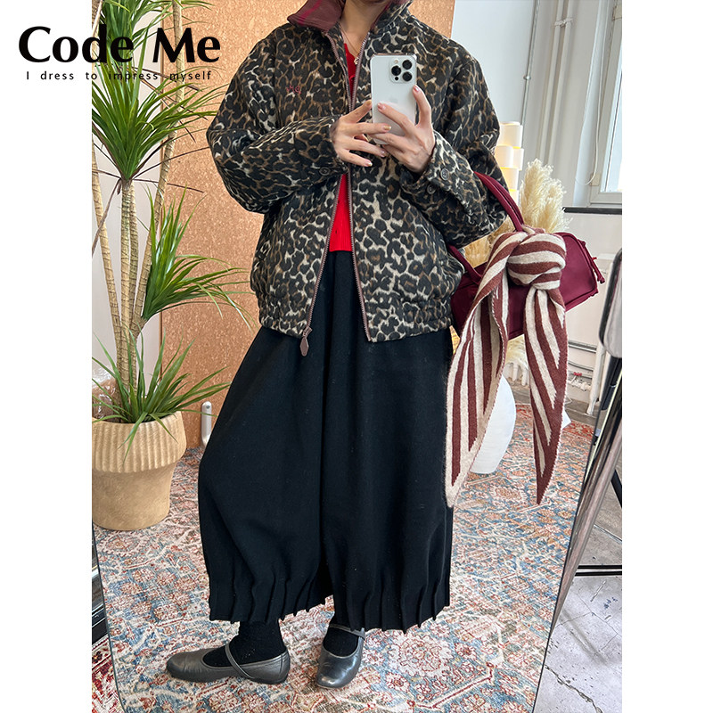 DamsonMadder豹纹夹克外套