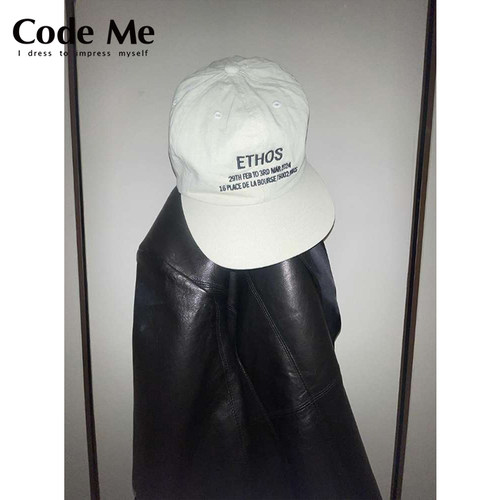 ETHOS英文logo刺绣棒球帽