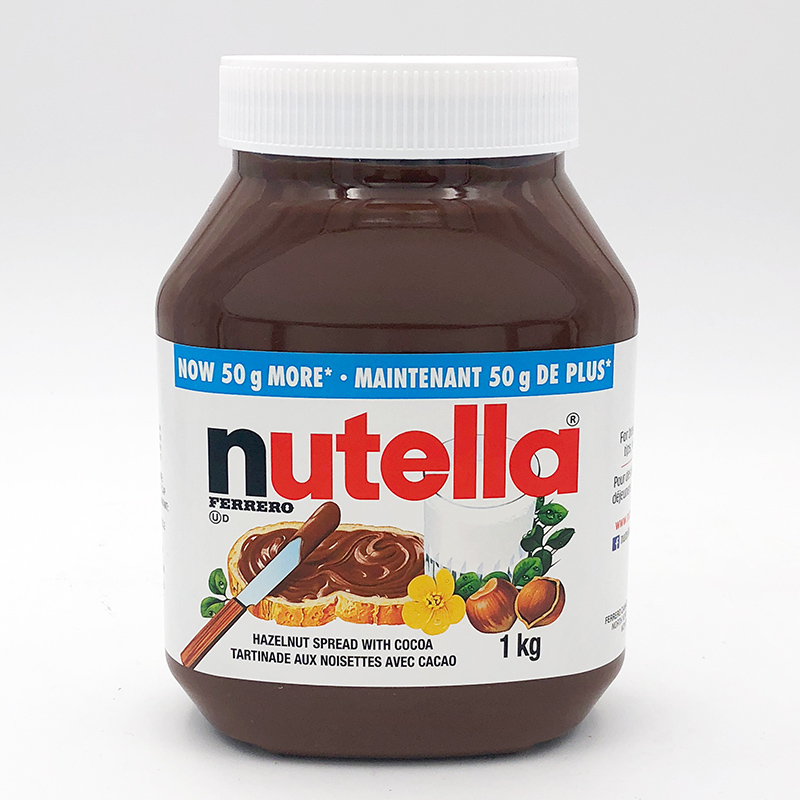 菜鸟加拿大直邮 Nutella加量装榛子果巧克力酱1kg 零食/坚果/特产 其它 原图主图