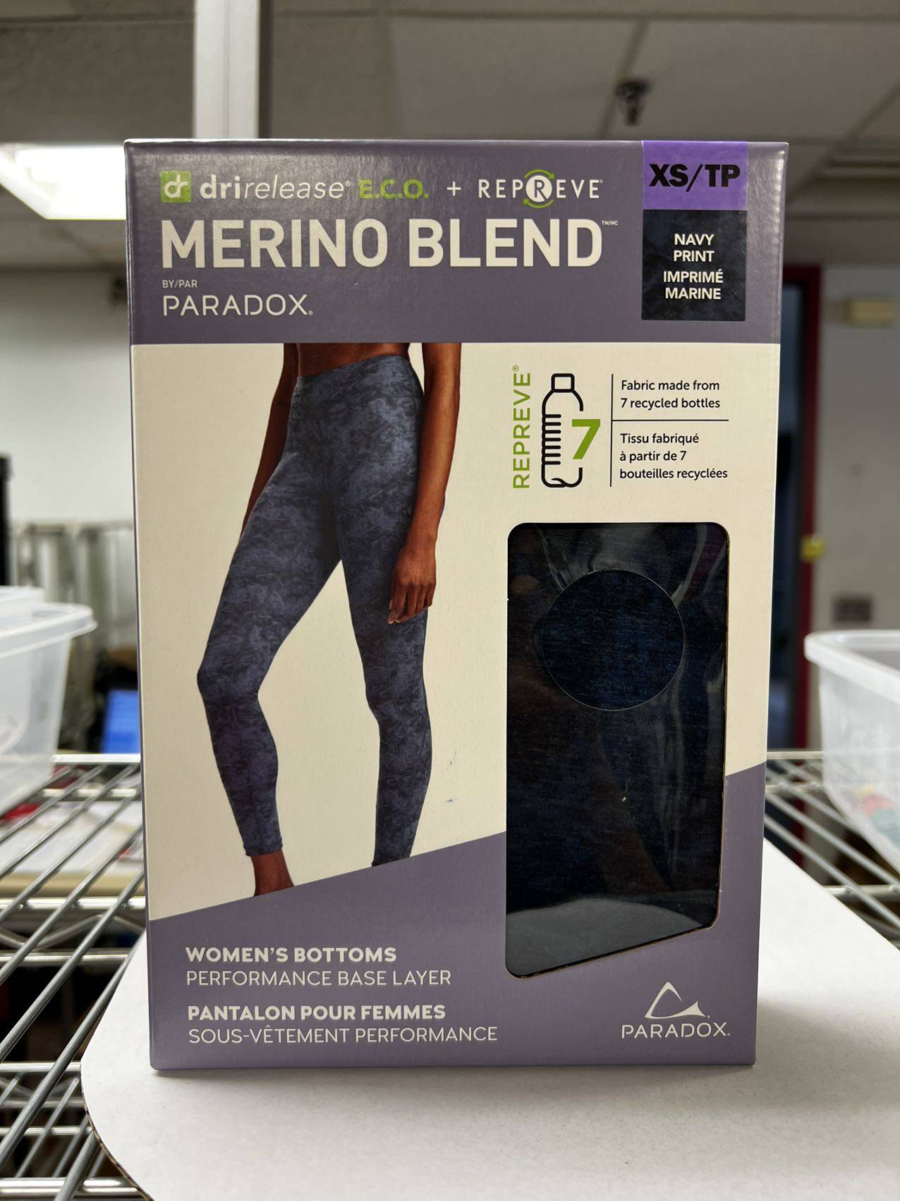 【特惠】加拿大MERINO BLEND羊毛混纺女款发热打底裤子