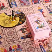 经典 78普及韦特正版 全套塔牌罗牌入门新手PVC韦特塔牌防水金箔卡