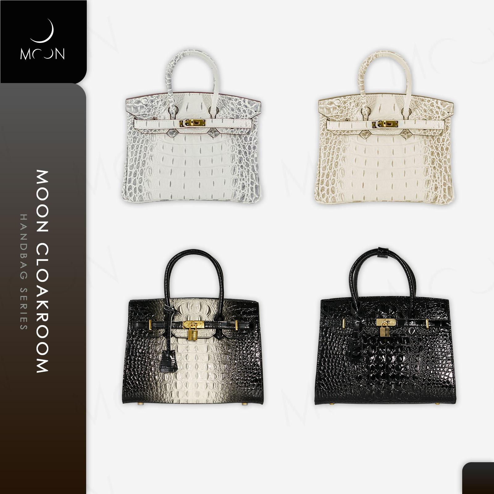 MOON慕空间样板房衣帽间女士包包摆件衣柜梳妆台软装摆设道具饰品