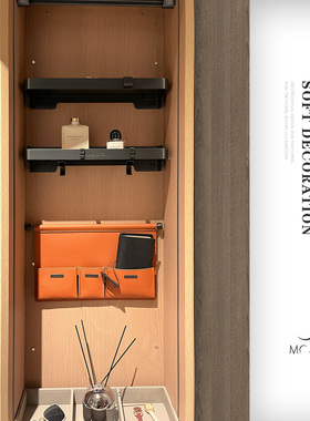 MOON慕空间样板房衣帽间女士衣柜香水墨镜摆件全屋定制展厅装饰品