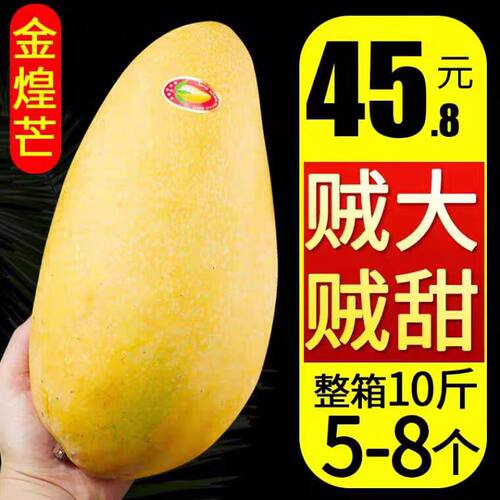 广西百色田东金煌芒现摘大果包邮