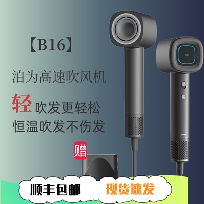 Bowei泊为B16高速电吹风机负离子护发静音速干大功率大风力吹风筒
