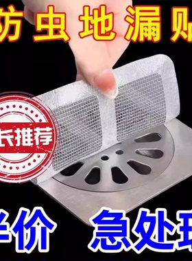 浴室毛发过滤拦发网卫生间下水道过滤器防堵塞防虫地漏贴滤网头发