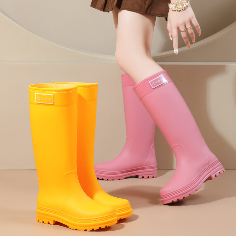 日韩时尚高筒雨鞋女成人