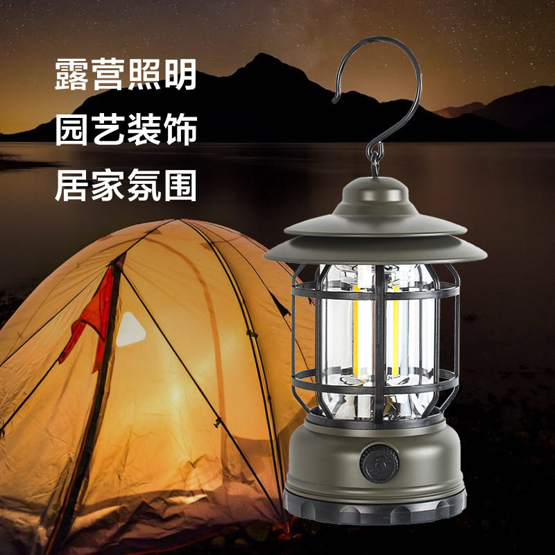 复古露营灯充电野小马灯