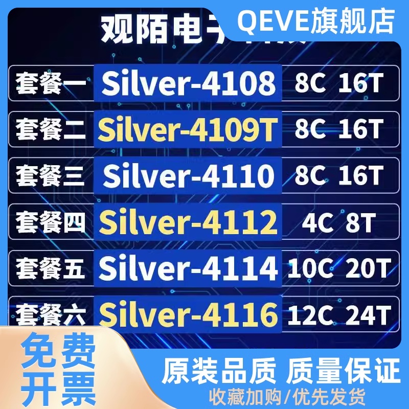 4108 4109T 4110 4112 4114 4116 3647针CPU正式版XEON