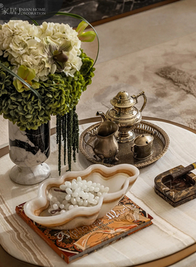 欧式复古软装饰品花瓶几何摆件