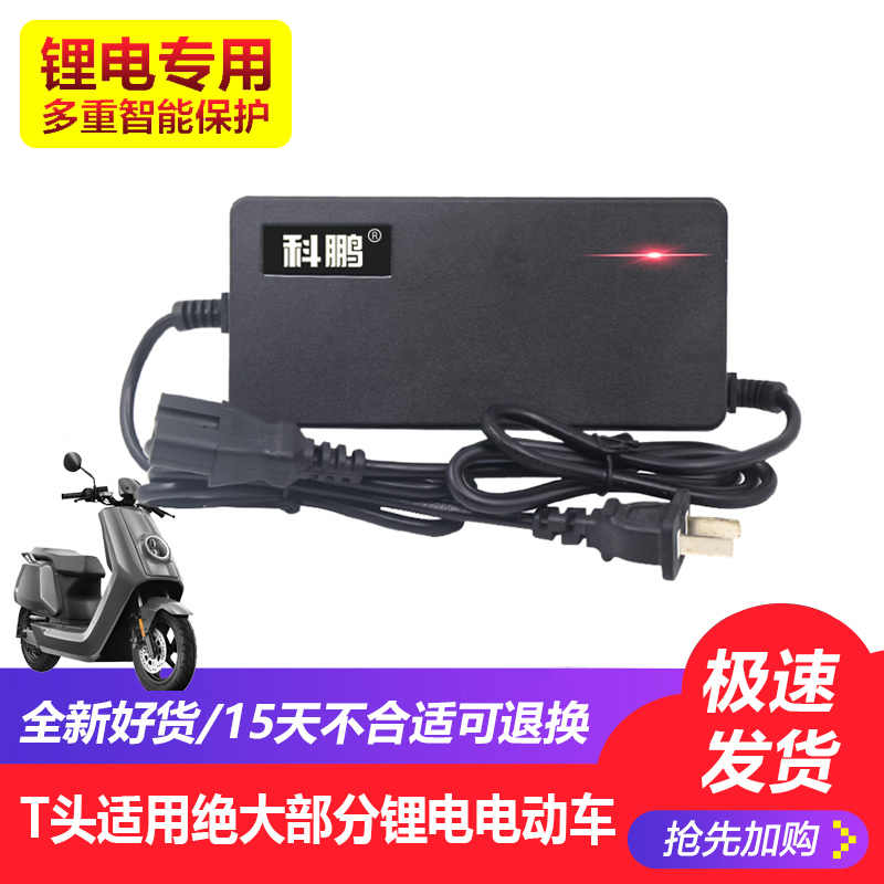 锂电池48V60V72V2A3A电动车充电器12A20摩电瓶车雅迪爱玛新日