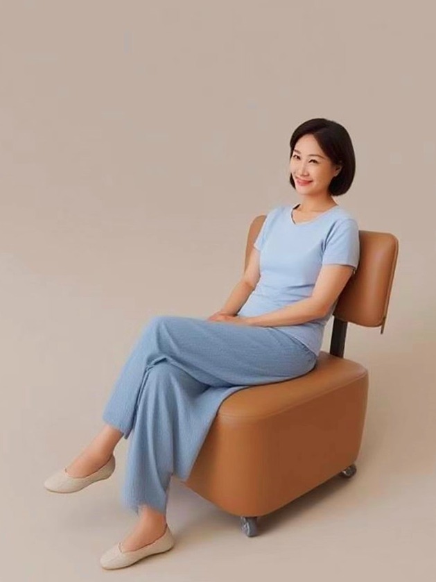 网红溜溜椅滑轮矮凳带靠背万向轮小凳子可移动客厅家用矮凳儿童凳