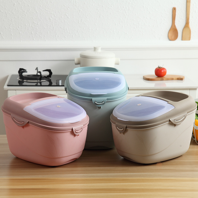 食品级米桶防潮20斤30斤装米缸密封防虫猫粮狗粮面粉桶储米箱大米