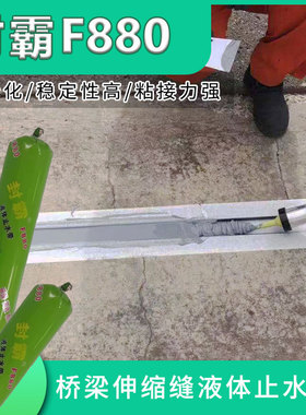 封霸F880桥梁伸缩缝液体止水带防水密封胶常温固化单组份快速通车