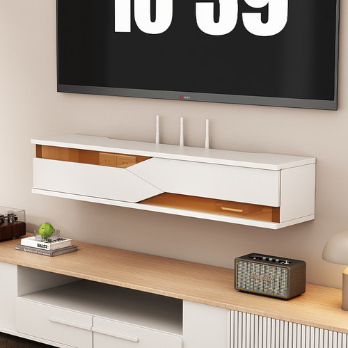 现货速发不遮挡信号路由器置物架