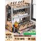 不锈钢抽拉式 厨房调料品置物架多功能台面放调味料瓶罐筷子收纳盒