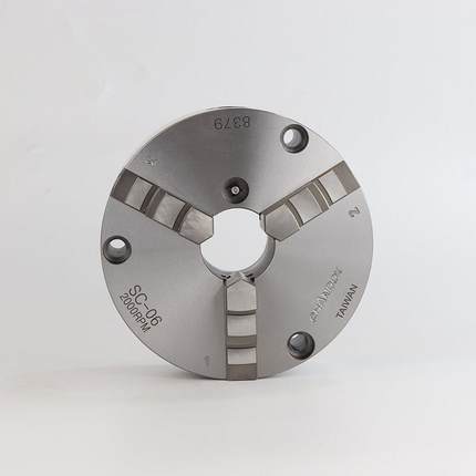 台湾千岛手动卡盘CHANDOX三爪自定心卡盘 SC 03 4 5 6 7 8 9 10寸