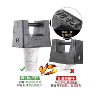 加厚一次性奶茶咖啡纸杯热饮豆浆打包外带杯子带盖1000只商用定制