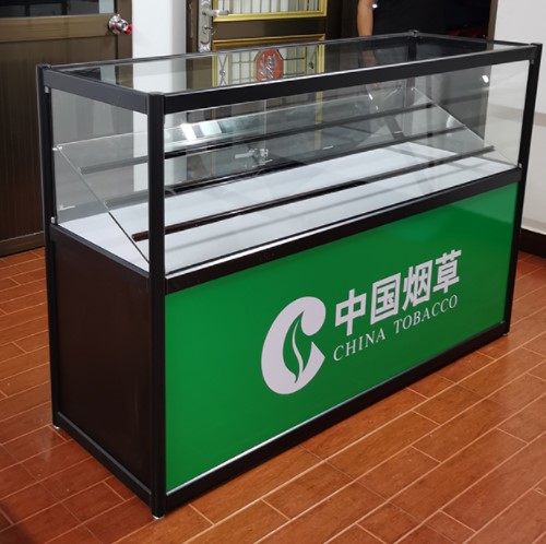 便利店烟柜台烟柜玻璃展示柜小超市烟草烟酒柜子香烟收银台烟架子