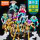 布鲁可圣斗士群星版 第二弹2天平座黄金积木人星矢手办模儿童玩具