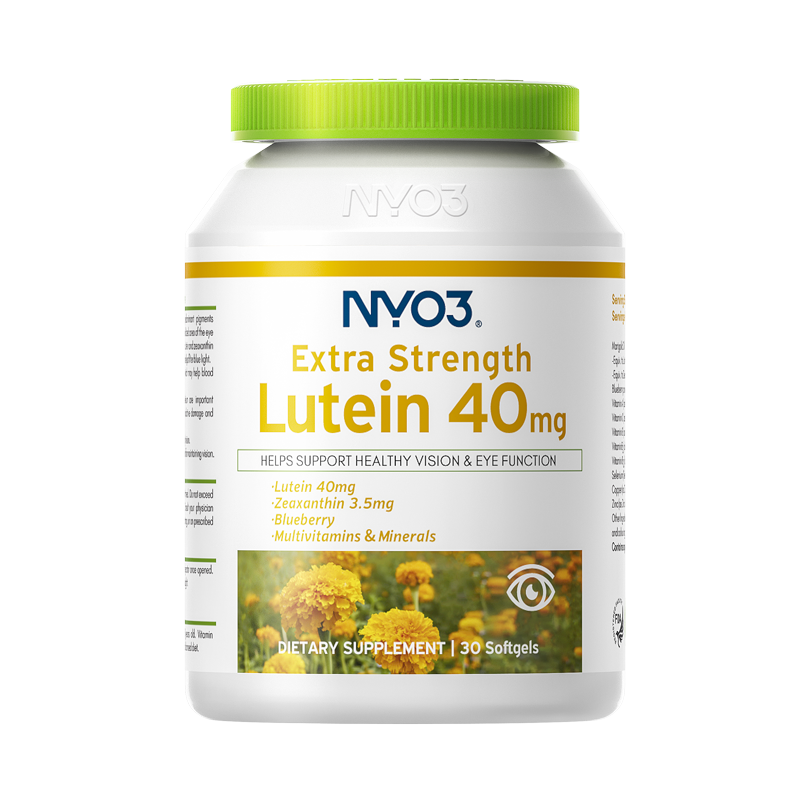 NYO3 挪威进口诺威佳蓝莓叶黄素玉米黄素护眼片成人30粒