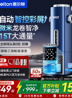 惠尔顿25微米全自动前置过滤器家用智能反冲洗15T全屋P0063Ultra